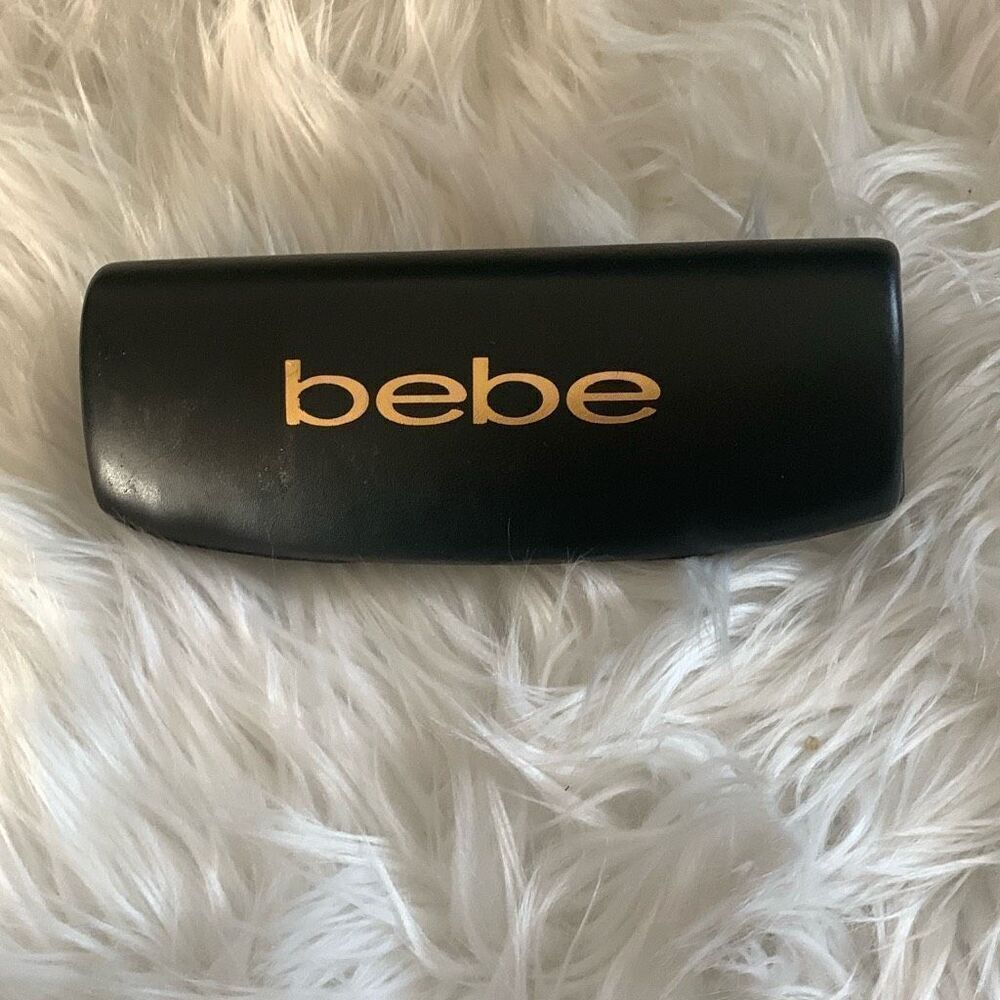 Bebe Black Hard Eye Glasses Eyeglass Sunglasses Case -389